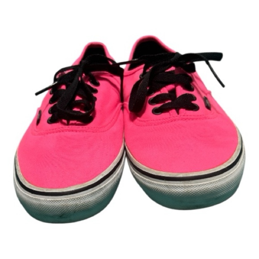 Vans, Vibrant Pink Lace-Up Sneakers - Picture 4 of 7